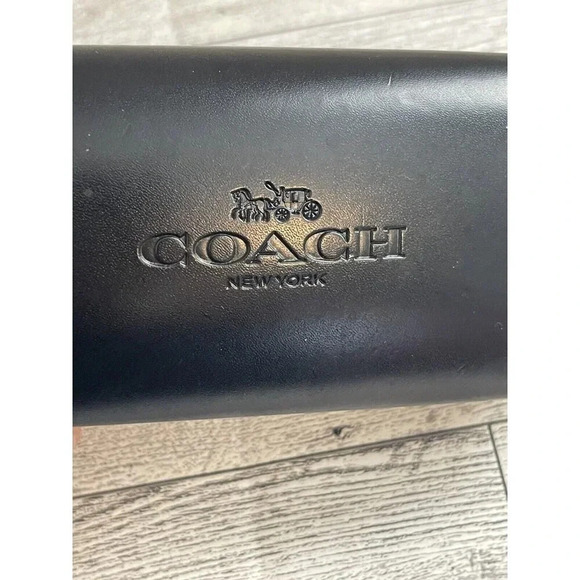 Coach Hard Clamshell Glasses Case, Black, Small - Picture 8 of 10